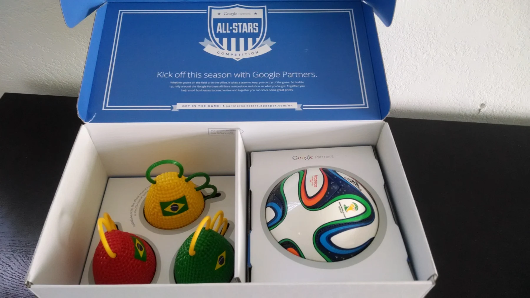 Google All-Stars Summit keepsakes