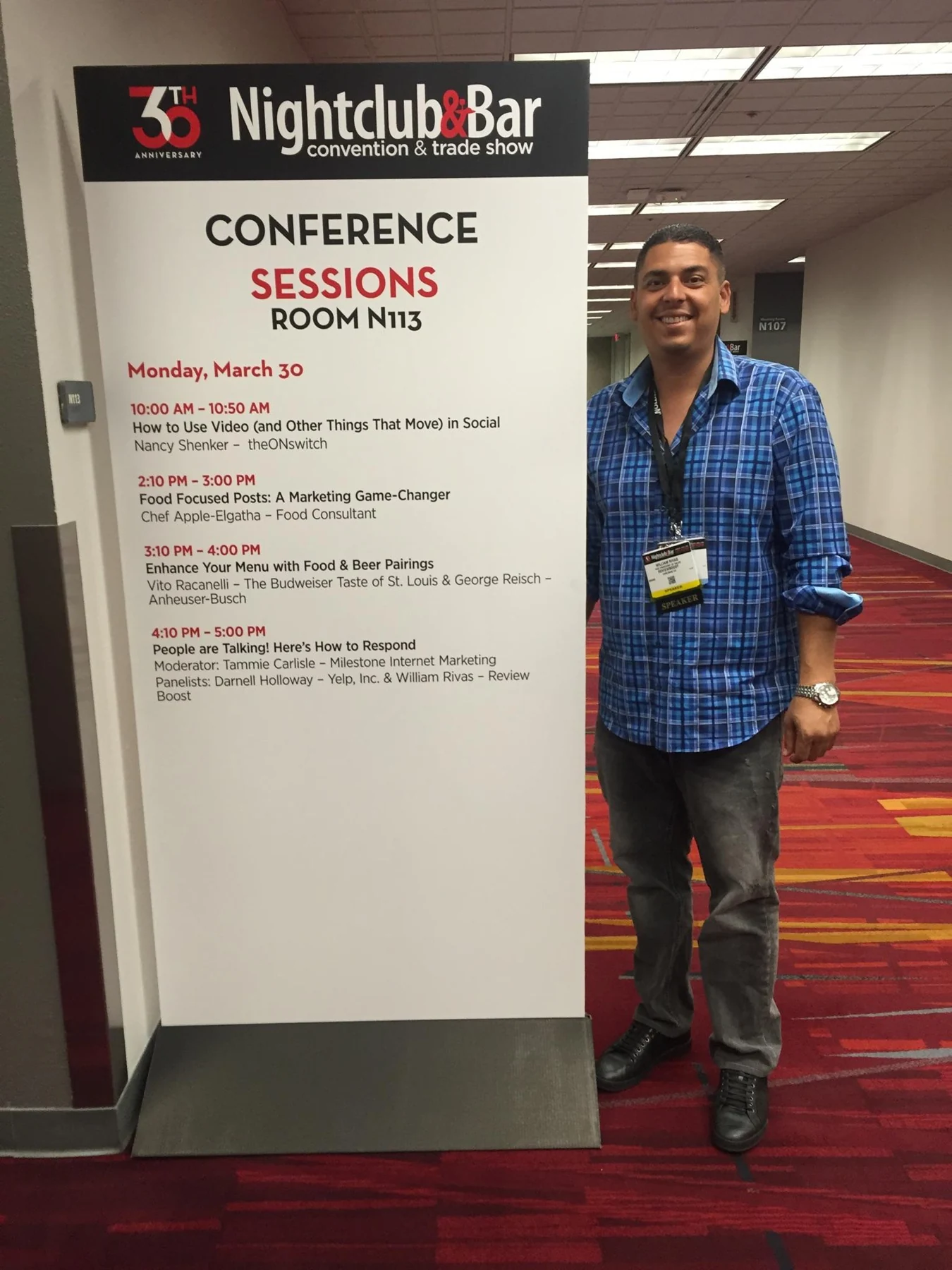 Speaking at the Nightclub & Bar Convention