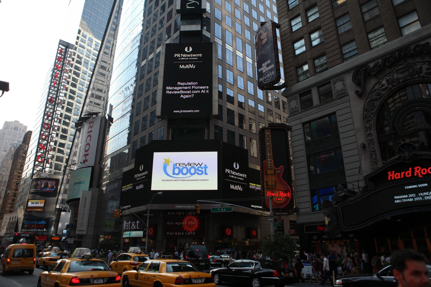 ReviewBoost in Times Square
