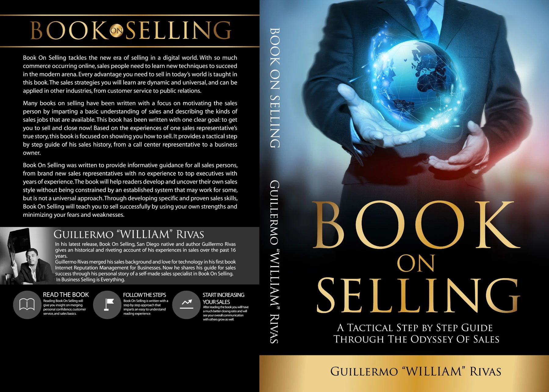 Book on Selling by Guillermo William Rivas cover concept