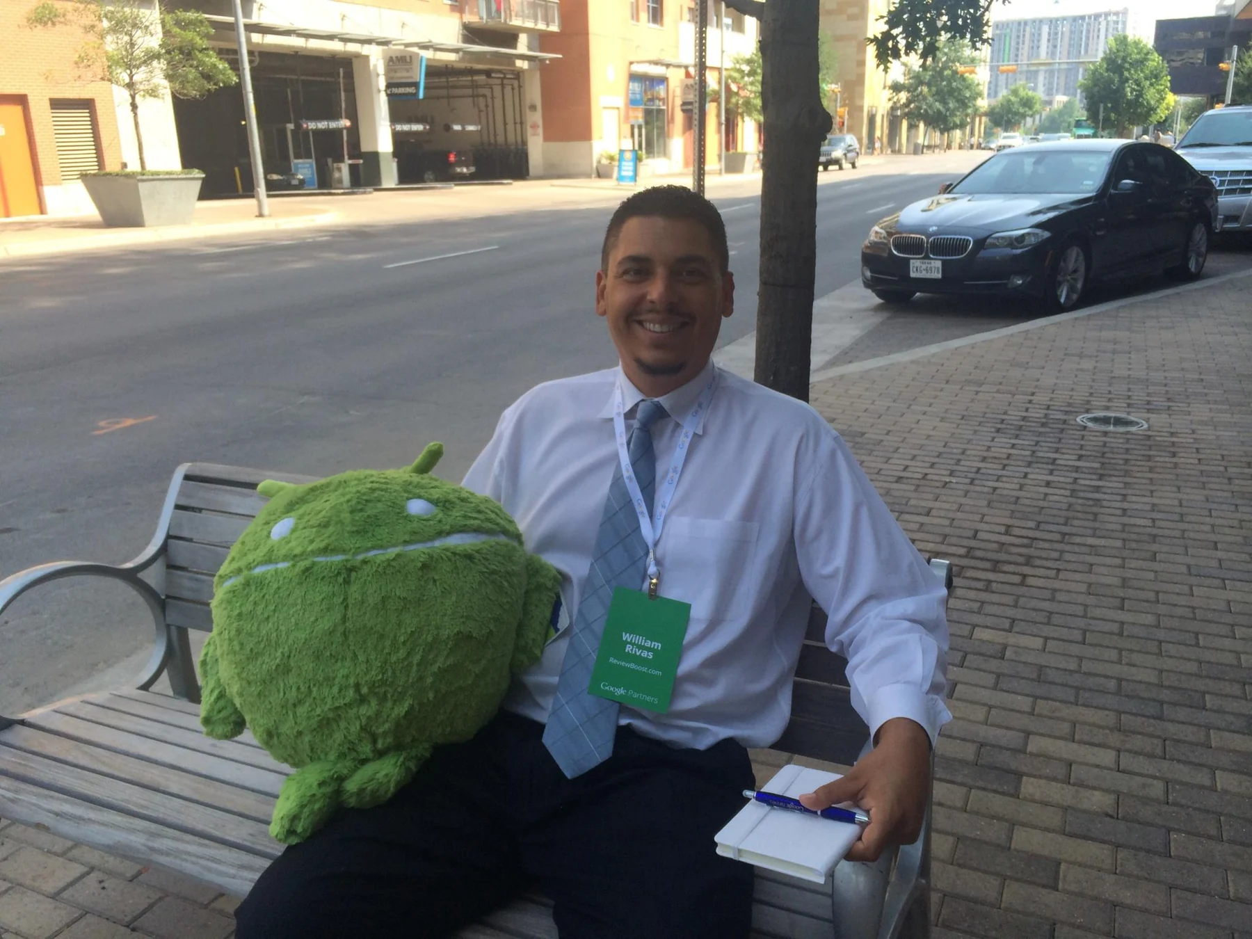 William Rivas at a Google event